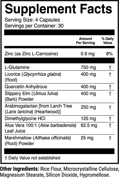 1st Phorm GI Advantage – Supplement Facts