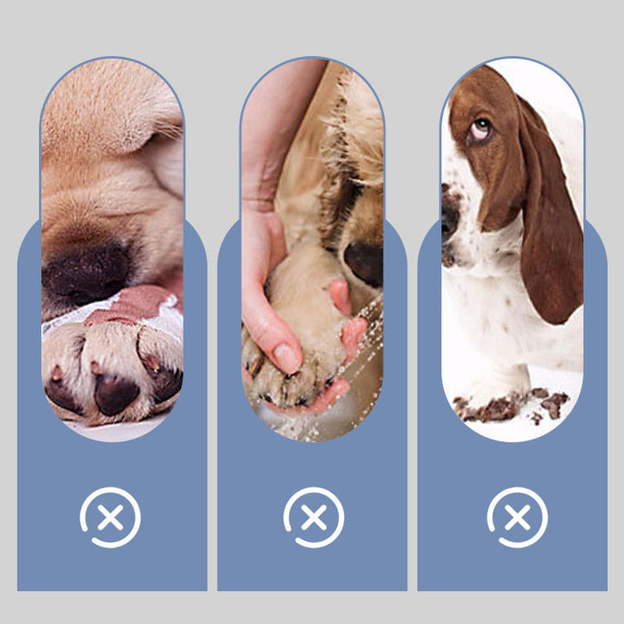 🐶2 pares de calcetines antideslizantes impermeables para perros-ES