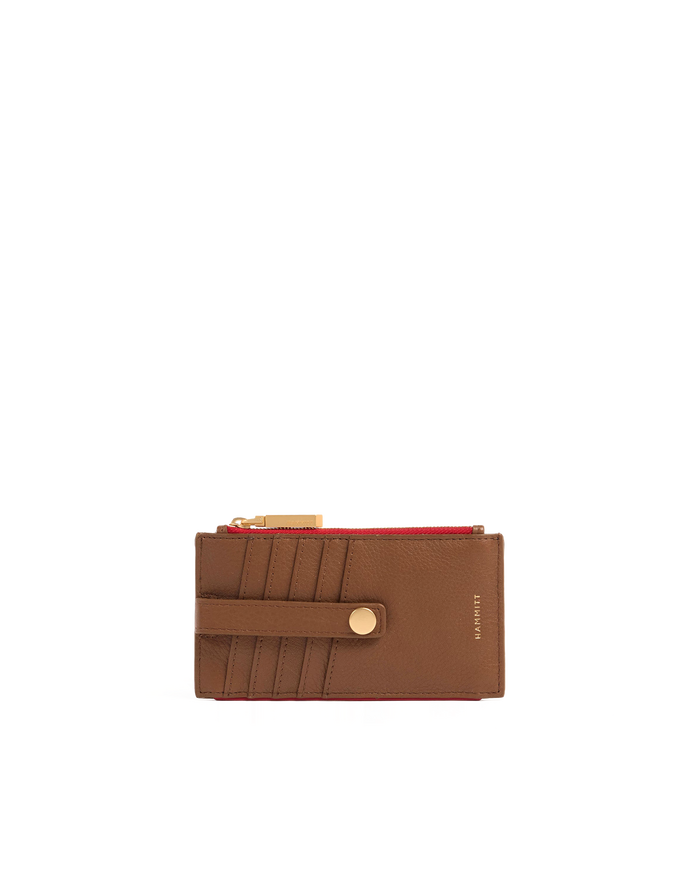 210-West-Mahogany-Pebble-BG-Red-Zip-Front-View
