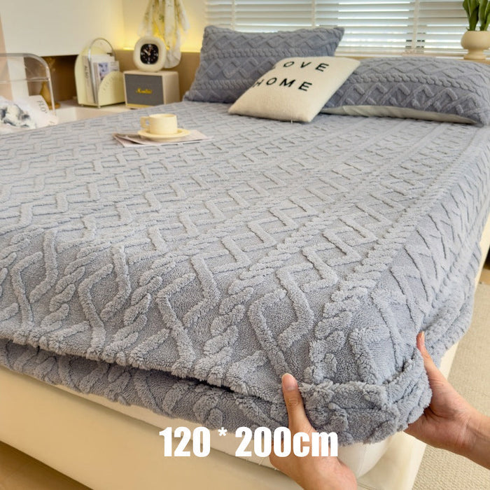 Γκρι σταχτί (Στριμμένο μοτίβο) / 120 * 200cm