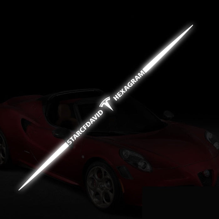 Ανακλαστικό λευκό / 4PCS / FOR Tesla BRAND