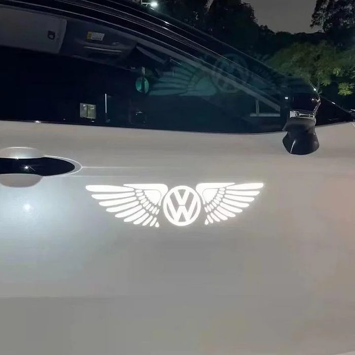 3D angelo sparnų lazerinis automobilio lipdukas ✧4 vnt.✧-LT