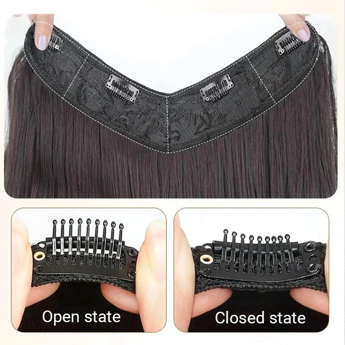 💖 ¡50% de descuento ahora! Peluca larga ondulada con degradado para mujer: aspecto natural, gorro ajustable y fibras resistentes al calor para un estilo diario.-ES