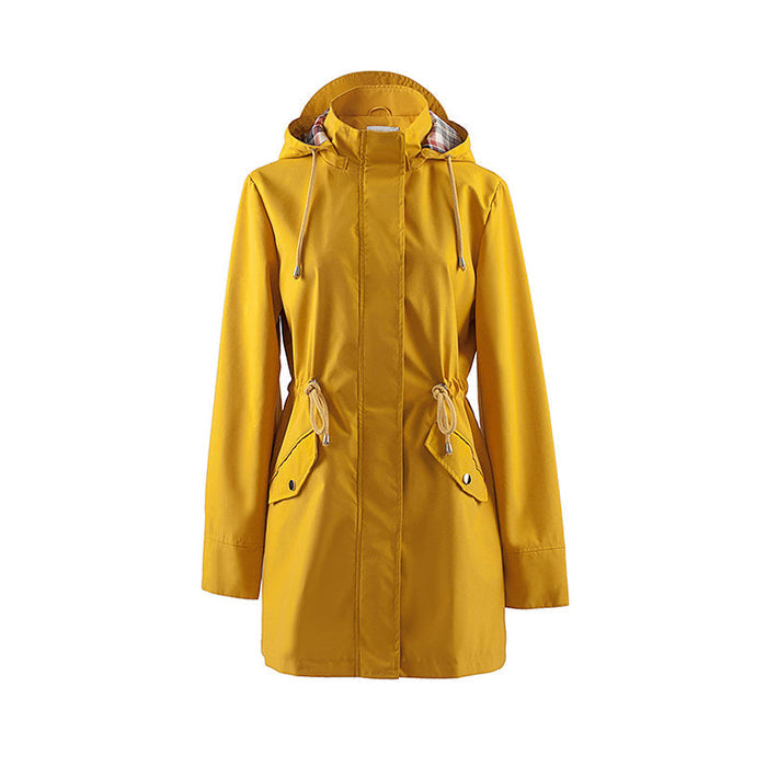 🧥50% popust🌧️💧 Preprosta, vodoodporna in vetrovno odporna jakna, vetrovno odporna jakna s kapuco🍃--SI