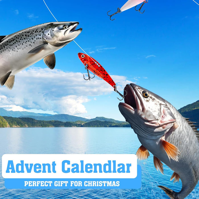🎣 Adventni koledar za ribištvo 2025 (omejena izdaja) – dnevno presenečenje v obliki vrhunskih ribiških zakladov-SI