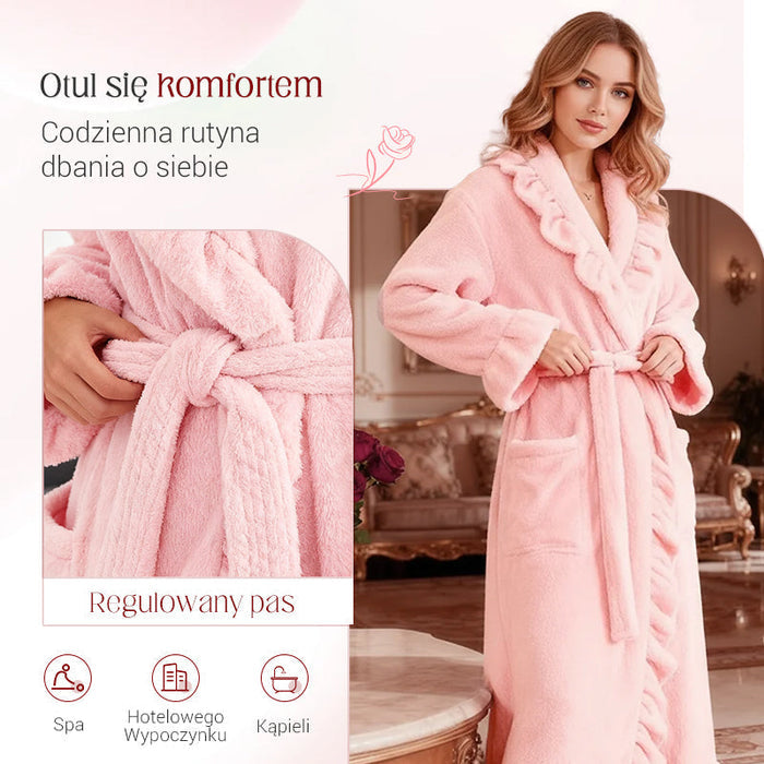 🧖 Albornoz suave y esponjoso - Material agradable para la piel-ES