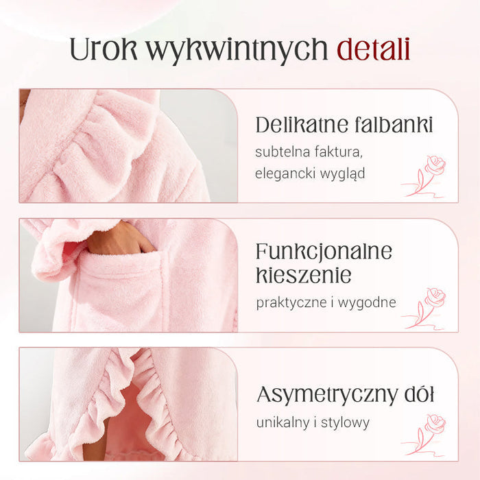 🧖 Albornoz suave y esponjoso - Material agradable para la piel-ES