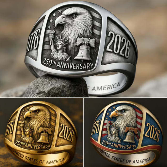 Anillo conmemorativo del águila por el 250 aniversario (1776-2026)-ES