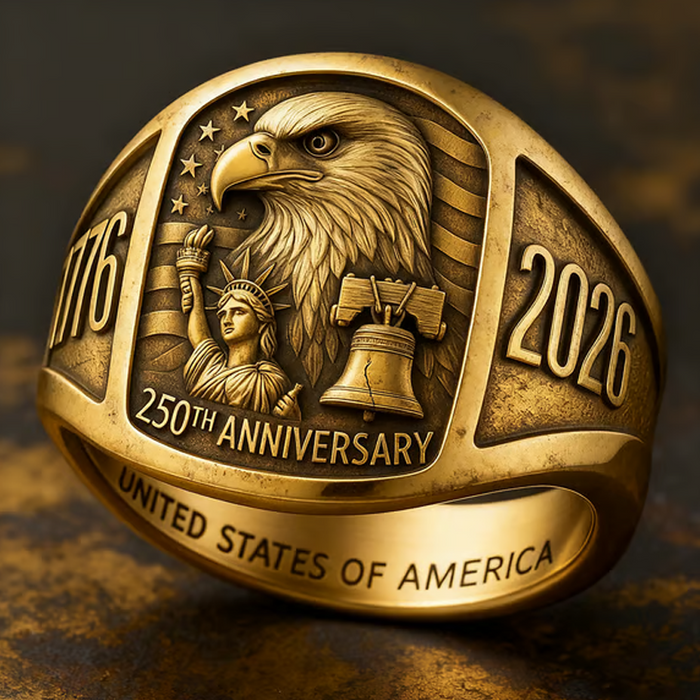 Anillo conmemorativo del águila por el 250 aniversario (1776-2026)-ES