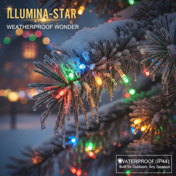 🎁Ankstyvas šventinis išpardavimas su 50 % nuolaida🎄„Starlight Cascade“ kalėdinės lemputės-LT