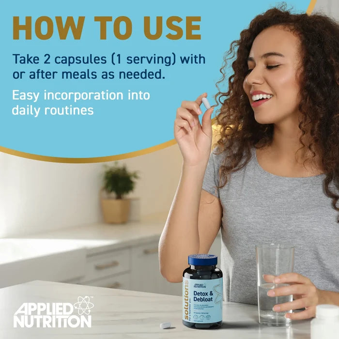 Applied Nutrition Detox & Debloat Capsules (60 Capsules)