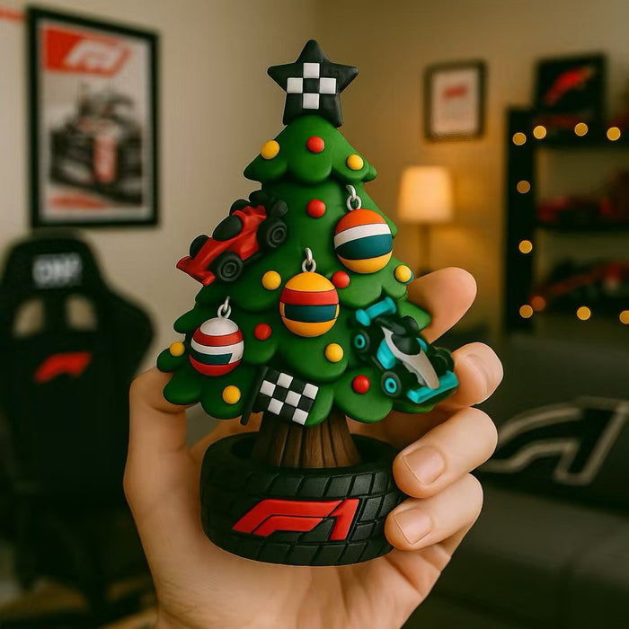 Árbol de Navidad en miniatura estilo equipo de F1-ES