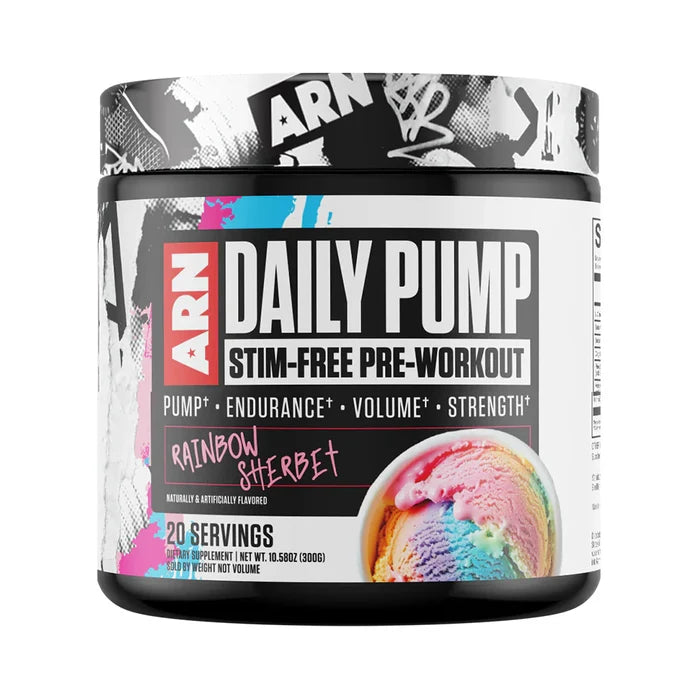 Arms Race Nutrition Daily Pump – Stim-Free Pre-Workout 20 Serv