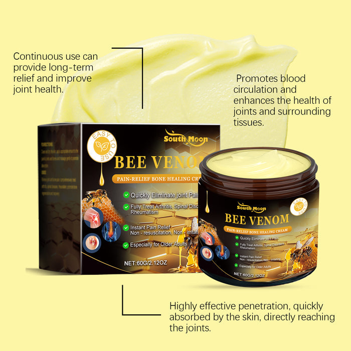 Bee Venom Cream with Hyaluron & Collagen for Intensive Care & Regeneration Daily Repair [1 + 1 Free]