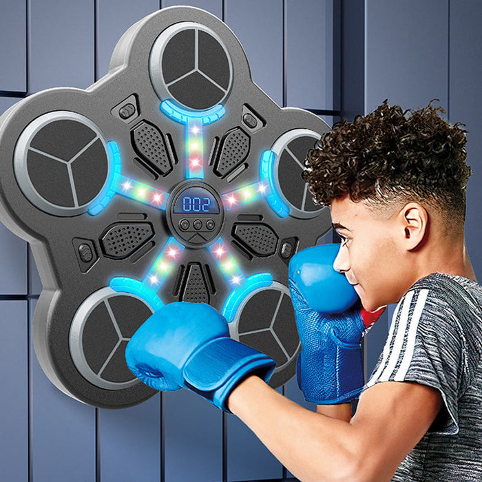 🥊🎶 Bluetooth Μουσικός Προπονητής Πυγμαχίας για Παιδιά – Απολαύστε Διασκέδαση και Άσκηση στο Σπίτι 🔥✨-GR