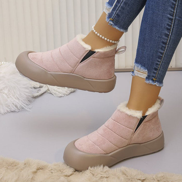 💖Botas de invierno impermeables con suela blanda y forro de algodón-ES