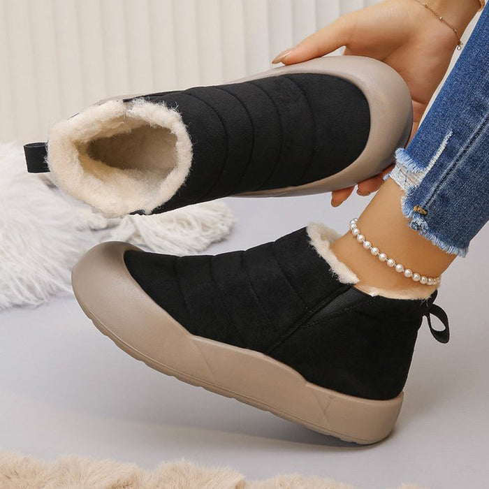💖Botas de invierno impermeables con suela blanda y forro de algodón-ES