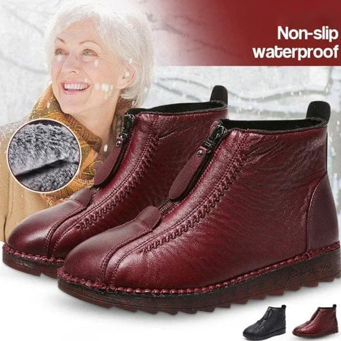 ❄️Botines cálidos con cremallera de invierno para mujer 👢💕-ES