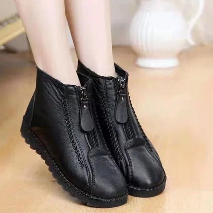 ❄️Botines cálidos con cremallera de invierno para mujer 👢💕-ES