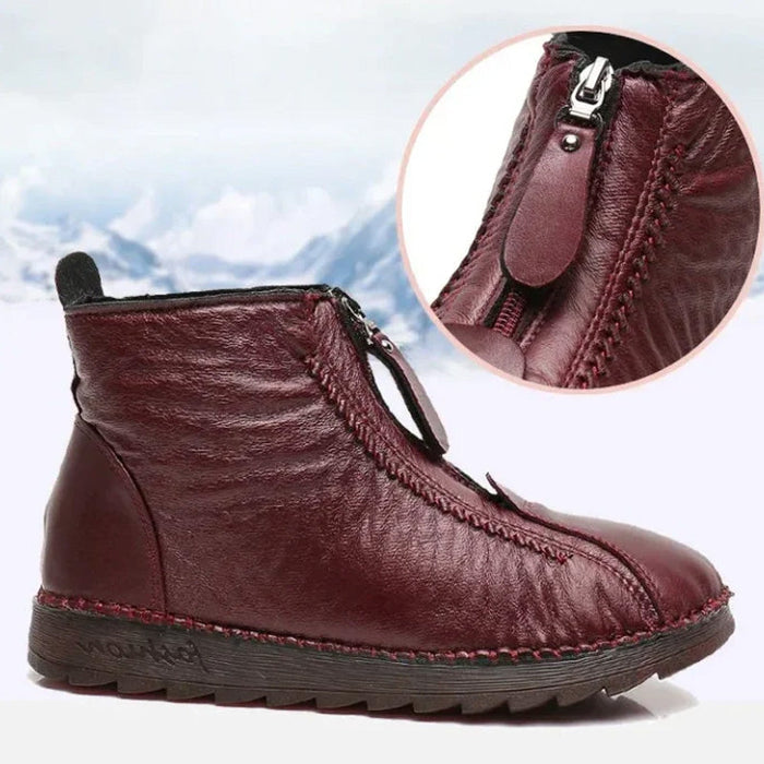 ❄️Botines cálidos con cremallera de invierno para mujer 👢💕-ES