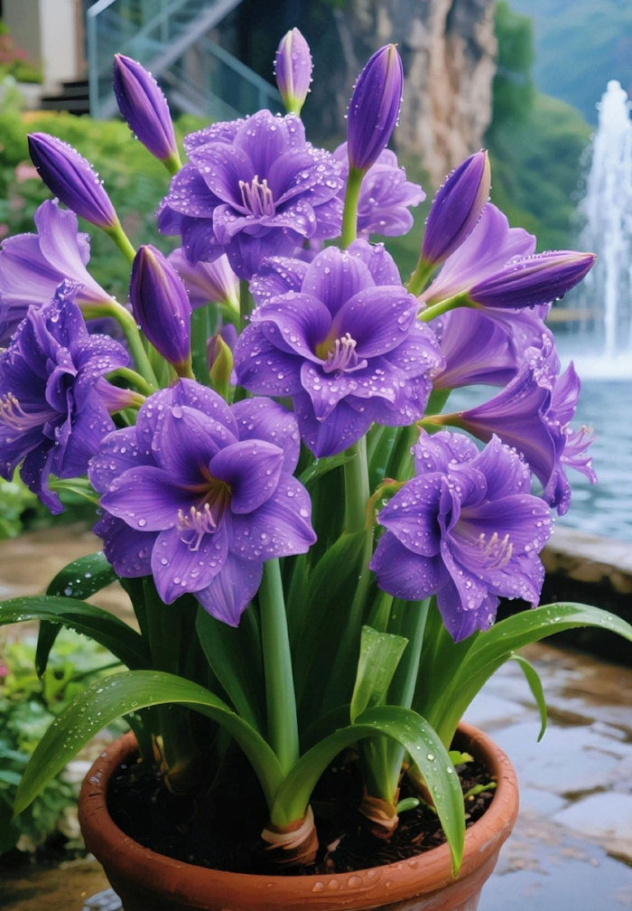 Bulbos de amaryllis perfumados con pétalos dobles--ES