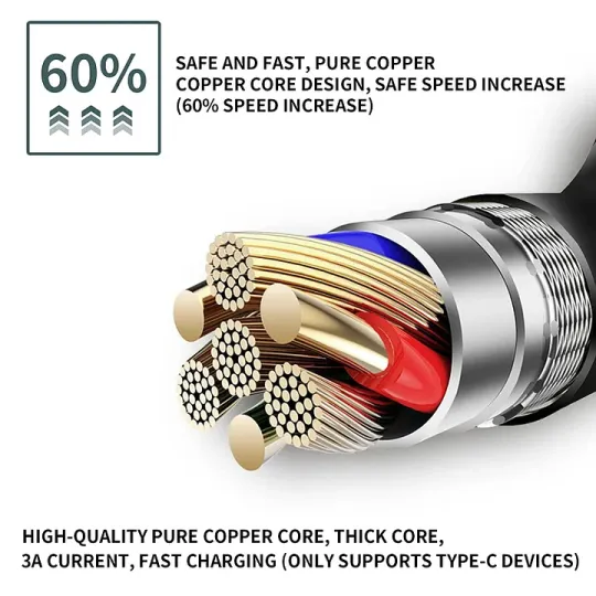 Cable de datos retráctil para coche 3 en 1 + cargador gratuito-ES