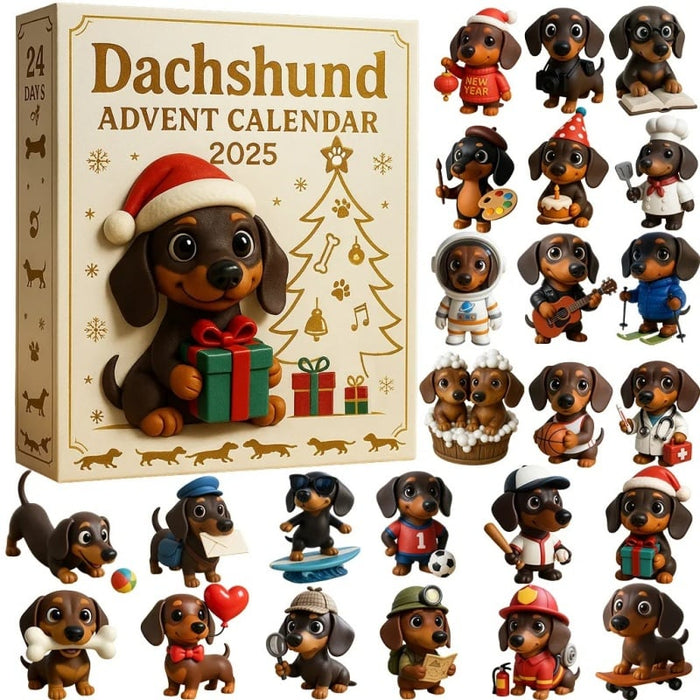 ✨Calendario de Adviento para Perros Salchicha 2025 — 24 días de alegría vienesa 🎄🐶-ES