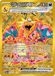 Charizard ex 228/197 Gold Hyper Rare Obsidian Flames Near Mint