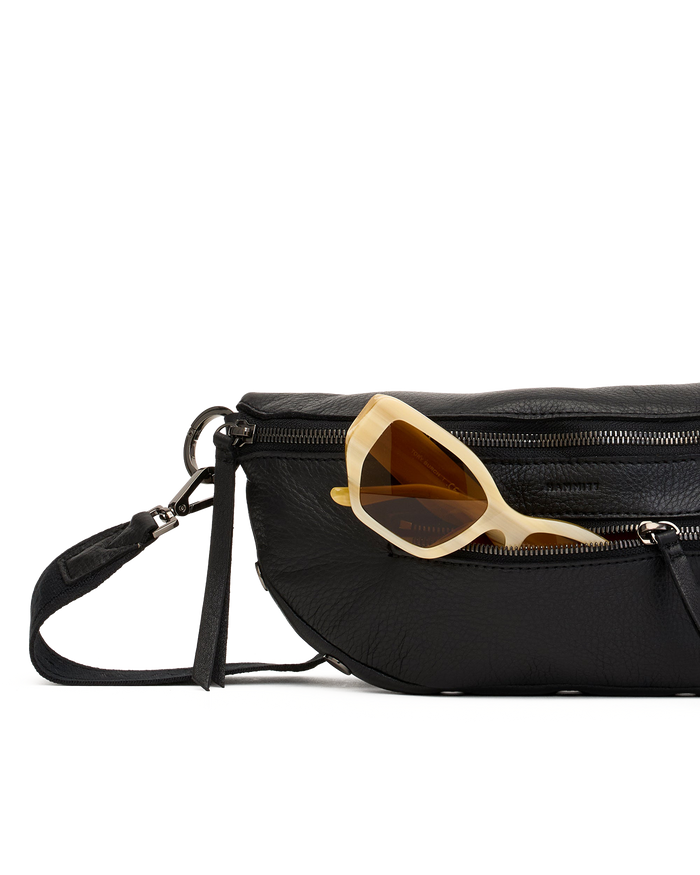 Charles Crossbody | Black/Gunmetal