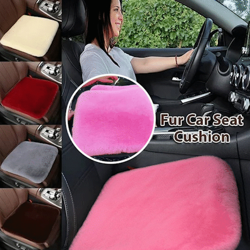 Cojín de asiento de coche de felpa-ES