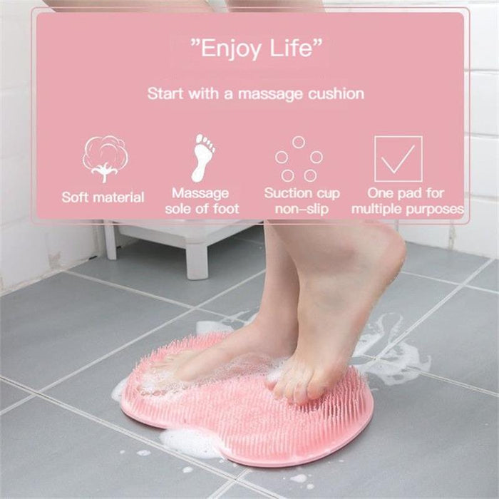 Cojín de masaje de pies y espalda para ducha-ES