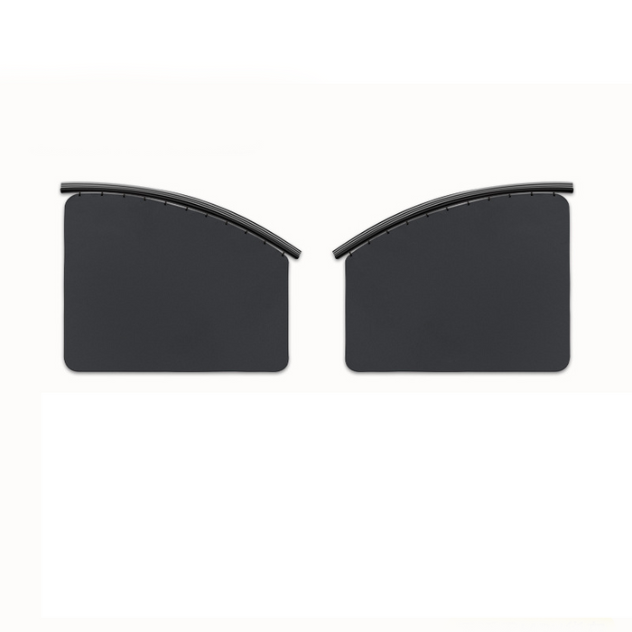 Negro / Para las ventanas delanteras (2 piezas)