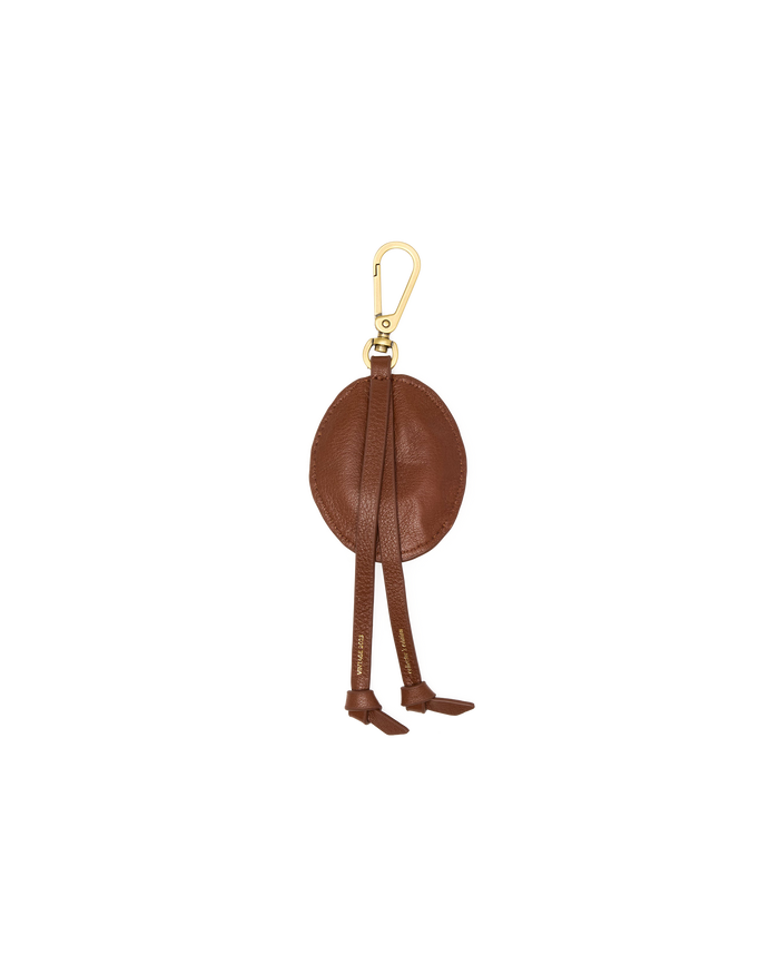 Cowboy Russ Charm | Chocolate Diamond Pebble/Antique Gold