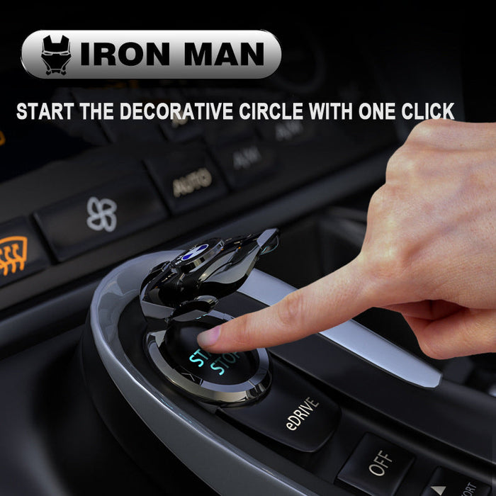 Cubierta protectora del botón de arranque del coche de Iron Man-ES