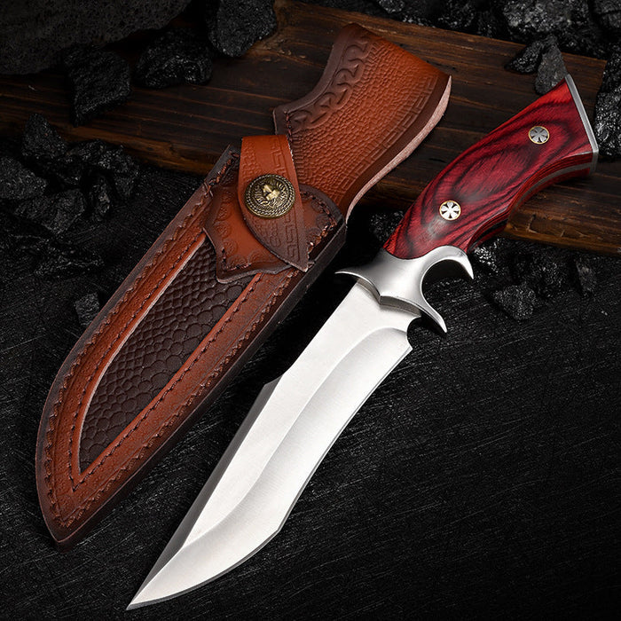 🔥Cuchillo alemán Dawn M390 con mango de madera y mango corto-ES