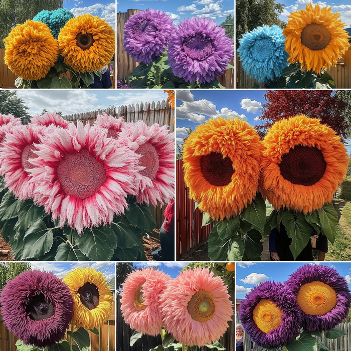 🌻 Čudovit velikanski medvedek Sončnica 🔆-SI