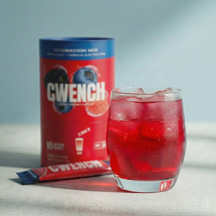 CWENCH Hydration Mix — 7 Electrolytes + BCAAs | Zero Sugar | 16 Sticks