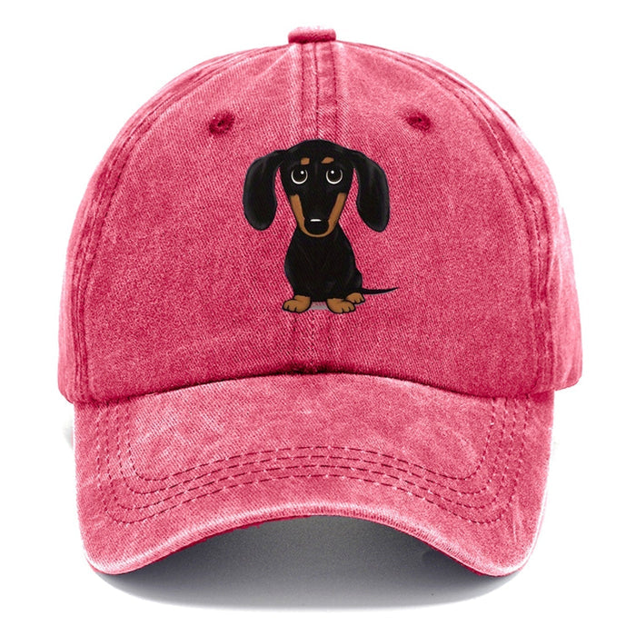 Κλασικό ρετρό καπέλο dachshund-GR