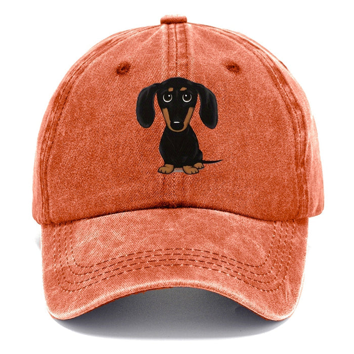 Κλασικό ρετρό καπέλο dachshund-GR