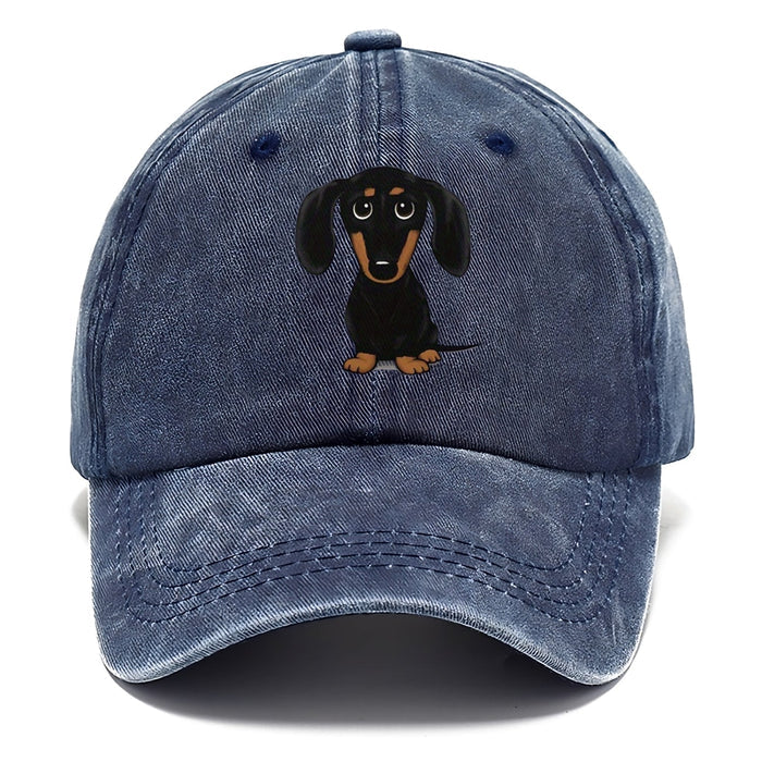 Κλασικό ρετρό καπέλο dachshund-GR