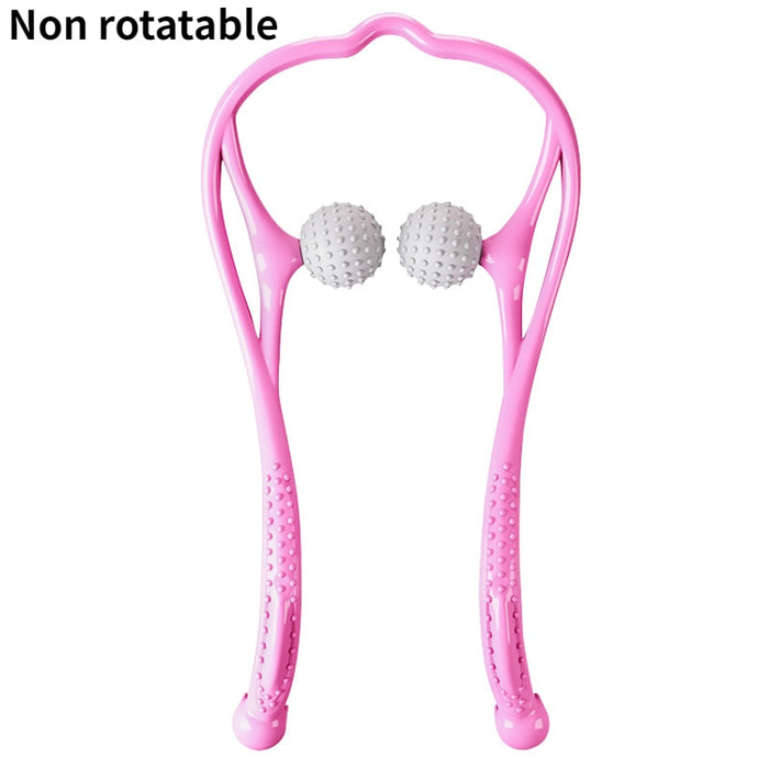 Deep Neck Massage: Dual Trigger Point Roller for Hand Pressure Relief