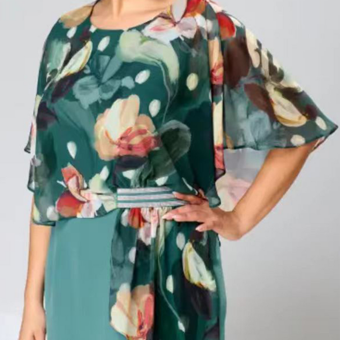 🌸 Elegantes vestidos florales de escote redondo para mujer-ES