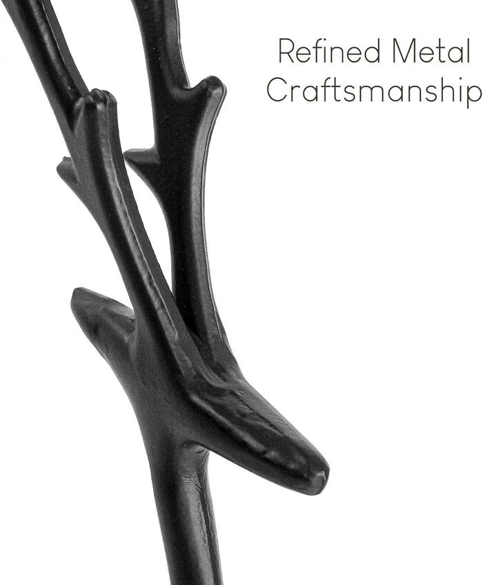 🎅 Éxito de ventas de Navidad 🦌 Figura de reno negro, decoración navideña-ES