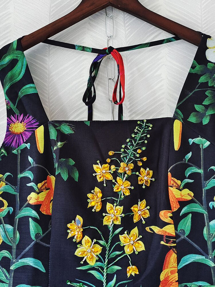 Floral summer dress for women