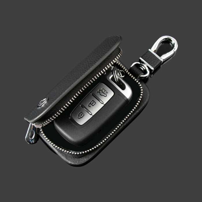 Funda de cuero para llaves de coche-ES