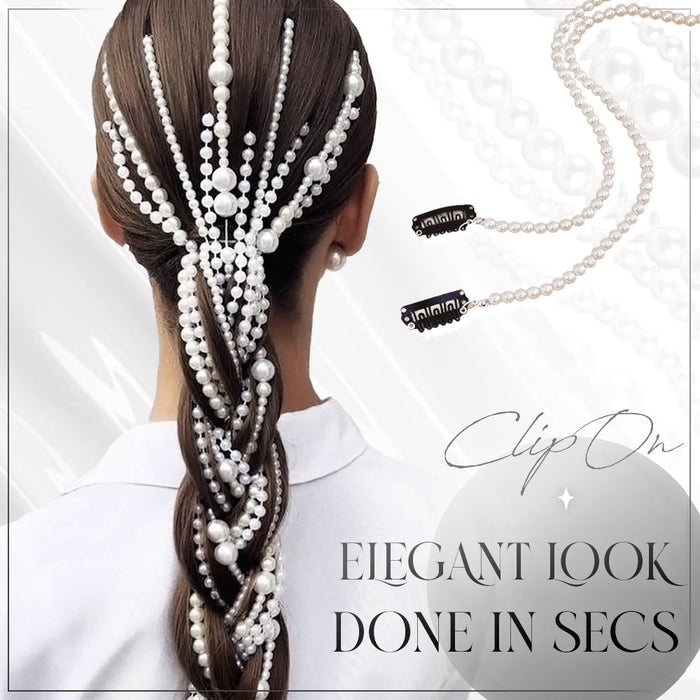 Glamup Pearl Tassel Hair Decoration