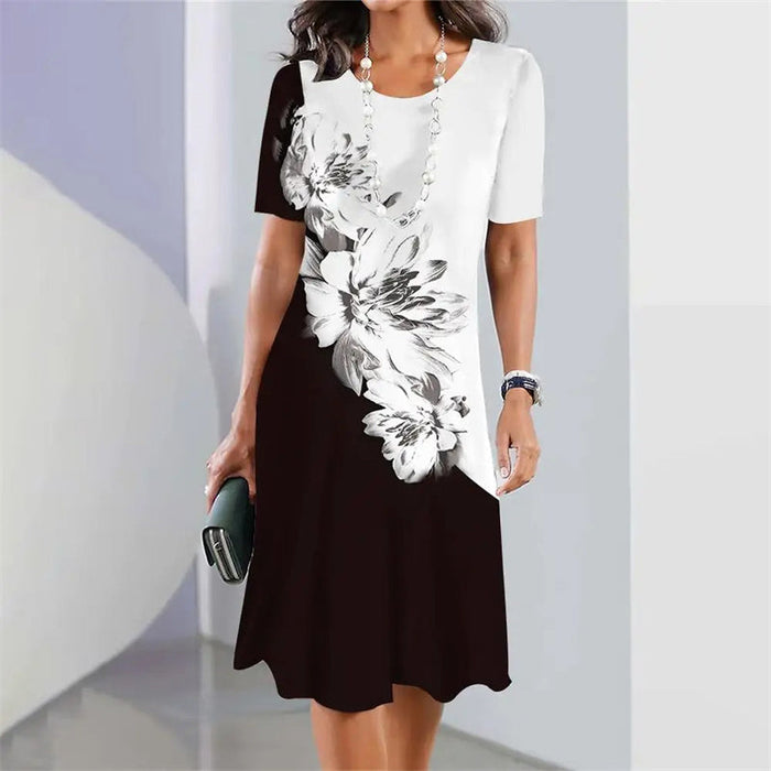 Γυναικείο φόρεμα μίντι σε γραμμή Α-GR