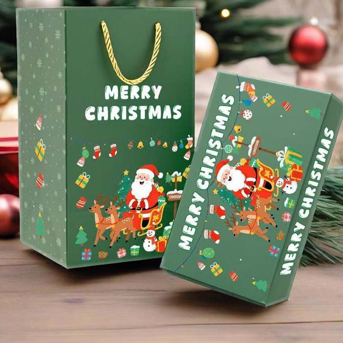 🎅 Μοναδικό πτυσσόμενο χριστουγεννιάτικο κουτί δώρου🎄✨-GR