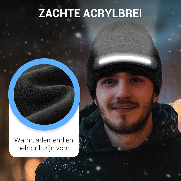 Įkraunama LED kepurė su „Bluetooth“-LT