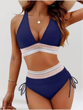 Isa | Conjunto de bikini de cintura alta con control de abdomen-ES